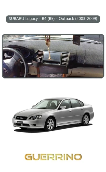 Guerrino  SUBARU Legacy / B4 (B5) / Outback (2003-2009)TORPİDO KORUMA HALISI GRİ KENAR ürün görseli 1