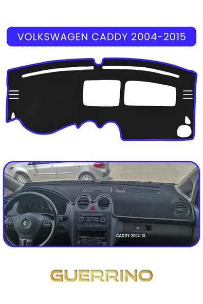 Guerrino  VOLKSWAGEN Caddy (2004-2015 )TORPİDO KORUMA HALISI MAVİ KENAR ürün görseli 1