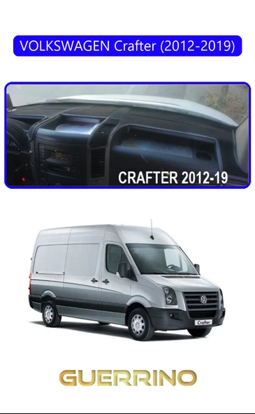 Guerrino  VOLKSWAGEN Crafter (2012-2019)TORPİDO KORUMA HALISI MAVİ KENAR ürün görseli 1