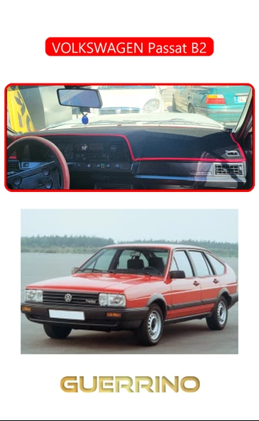 Guerrino  VOLKSWAGEN Passat B2TORPİDO KORUMA HALISI KIRMIZI KENAR ürün görseli 1