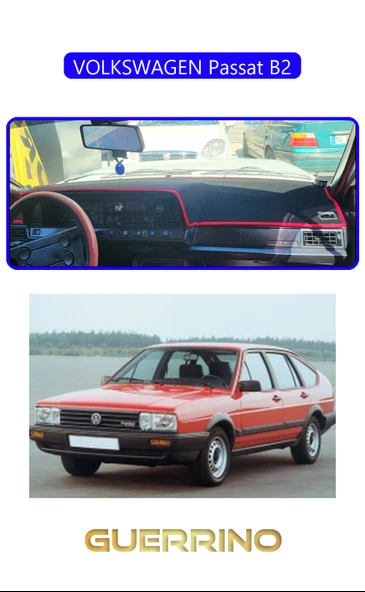 Guerrino  VOLKSWAGEN Passat B2TORPİDO KORUMA HALISI MAVİ KENAR ürün görseli 1