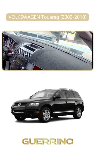Guerrino  VOLKSWAGEN Touareg (2002-2010) ;TORPİDO KORUMA HALISI BEJ KENAR ürün görseli 1
