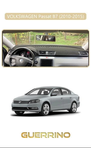 Guerrino  VOLKSWAGEN Passat B7 (2010-2015)TORPİDO KORUMA HALISI BEJ KENAR ürün görseli 1