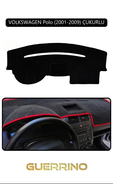 Guerrino  VOLKSWAGEN Polo (2001-2009) ÇUKURLUTORPİDO KORUMA HALISI SİYAH KENAR ürün görseli 1