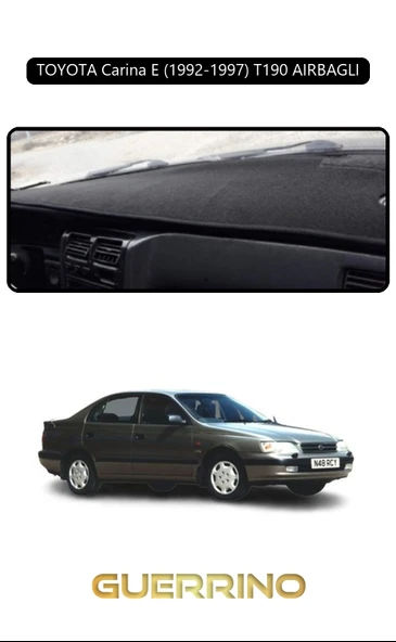 Guerrino  TOYOTA Carina E (1992-1997) T190TORPİDO KORUMA HALISI SİYAH KENAR ürün görseli 1