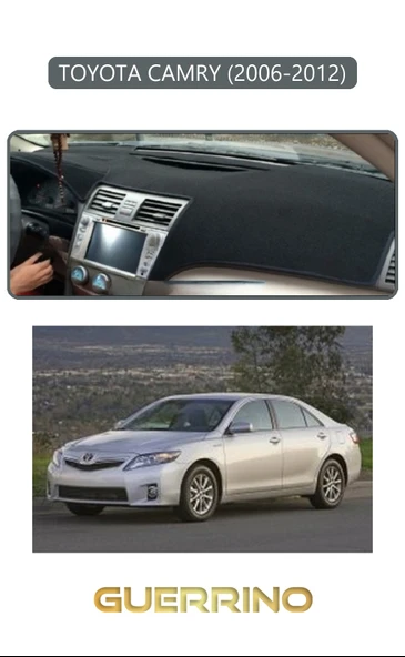 Guerrino  TOYOTA CAMRY (2006-2012)TORPİDO KORUMA HALISI GRİ KENAR ürün görseli 1