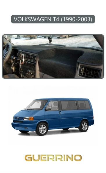 Guerrino  VOLKSWAGEN T4 (1990-2003)TORPİDO KORUMA HALISI GRİ KENAR ürün görseli 1