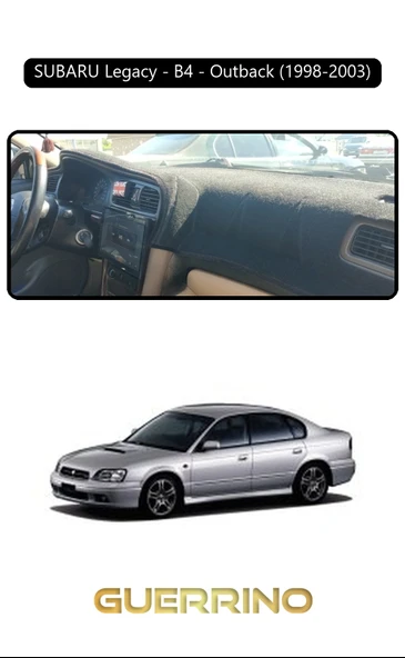 Guerrino  SUBARU Legacy / B4 / Outback (1998-2003)TORPİDO KORUMA HALISI SİYAH KENAR ürün görseli 1