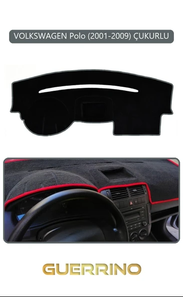 Guerrino  VOLKSWAGEN Polo (2001-2009) ÇUKURLUTORPİDO KORUMA HALISI GRİ KENAR ürün görseli 1