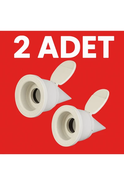 DESIPHON 2 Adet Koku Önleyici Çekvalfli Adaptör Conta50 Tüm Lavabolar ürün görseli 1
