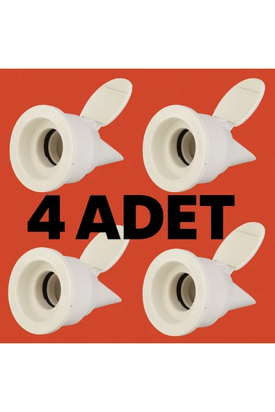 DESIPHON 4 Adet Koku Önleyici Çekvalfli Adaptör Conta50 Lavabo & Evyeler ürün görseli 1