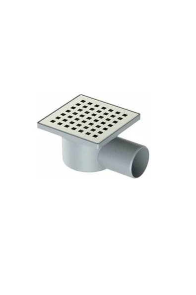 ASPERA KARE YANDAN ÇIKIŞLI YER SÜZGECİ 10x10 50MM ürün görseli 1