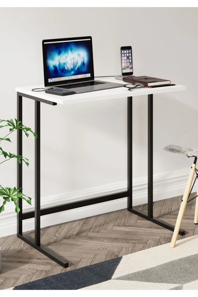 Çalışma Masası,Ofis Masası,Çocuk Masası,Bilgisayar Masası 72x45- Beyaz ürün görseli 1