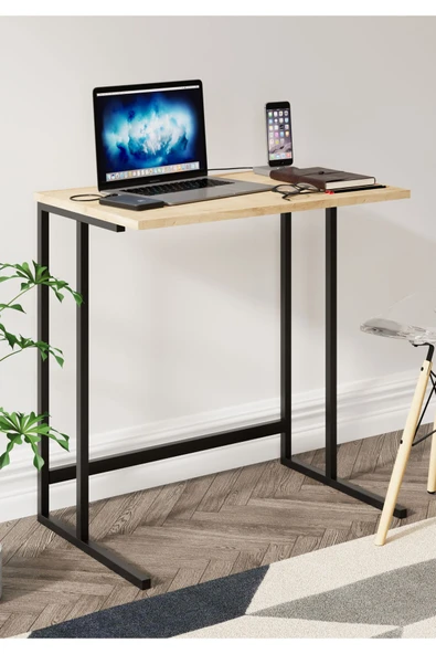 Çalışma Masası,Ofis Masası,Çocuk Masası,Bilgisayar Masası 72x45- Safir Meşe ürün görseli 1