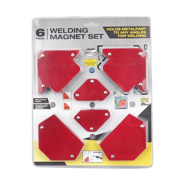 Valkyrie Mıknatıslı Manyetik Gönye Kaynak Tutucu 6lı Set ürün görseli 1