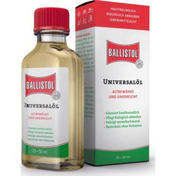 Ballistol Universal Yağ 50 ml (Cam Şişe) - Resim 2