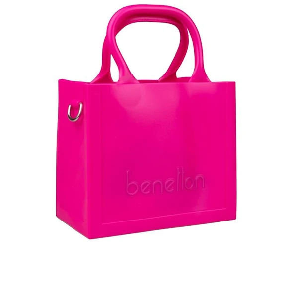Benetton Fuşya Melissa Kare Kadın El Çantası BNT 1450 ürün görseli 1