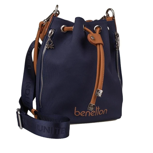 Benetton Lacivert Nano Kadın Kol Çantası BNT 1595 ürün görseli 1
