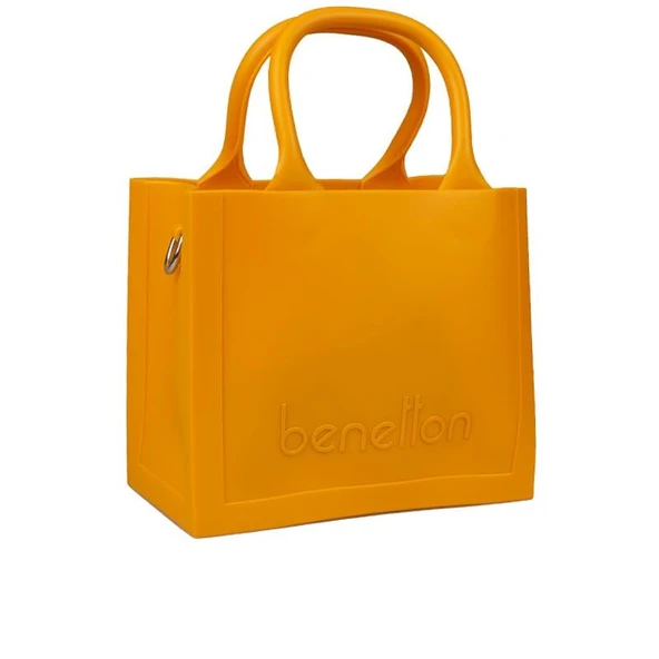 Benetton Sarı Melissa Kare Kadın El Çantası BNT 1450 ürün görseli 1