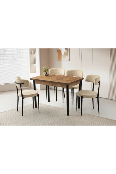 Smart Masa, Armoni Sandalye, Dışbudak, 110x70 ürün görseli 1
