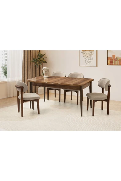 Argun Hg Masa, Verda Sandalye, Hazar, 160x90 ürün görseli 1