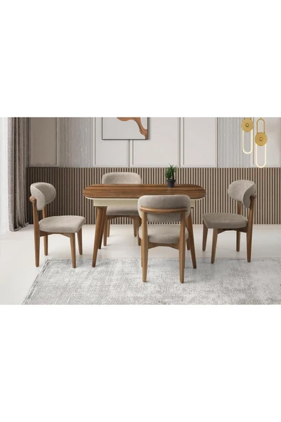 Bolvadin Masa, Umay Sandalye, Valencia, 130x80 ürün görseli 1