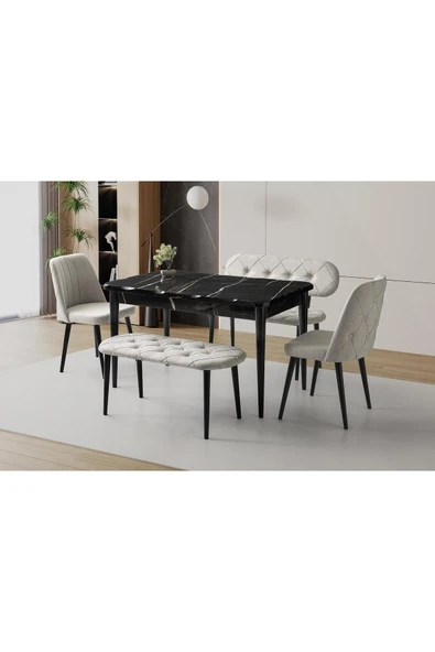 Argun Kapitone Bank Takımı, Sonata, 130x80 ürün görseli 1