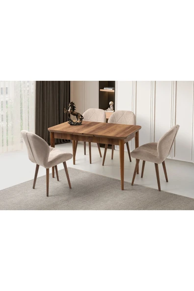 Rüzgar Hg Masa, Calıa Sandalye, Hazar, 130x80 ürün görseli 1