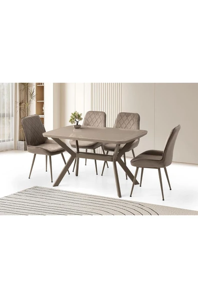 Vento Hg Masa, Cappicino, 160x90 - Resim 6