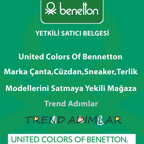 Benetton Bej Sofline Kadın Deri Geniş Cüzdan BNT 1443 - Resim 4