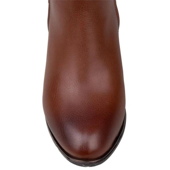 Trend Adımlar Taba Elegante Kadın Klasik Bot - Resim 5