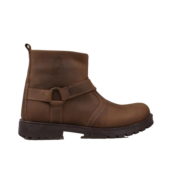 Trend Adımlar Vizon Hakiki Nubuk Deri Unisex Bot ürün görseli 1