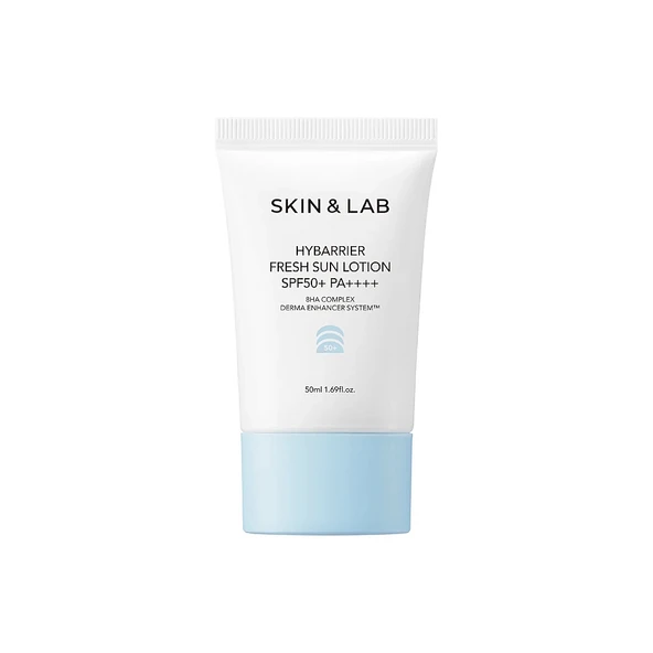 Skin & Lab Hybarrier Fresh Sun Lotion SPF50 PA++++ Kuru ve Hassas Ciltler İçin Güneş Koruyucu 50 ml ürün görseli 1