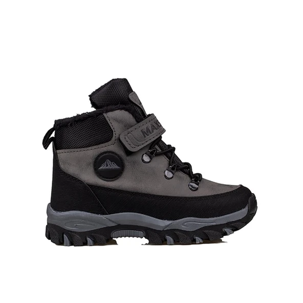 Trend Adımlar Füme Power Kaymaz Taban Yünlü Trekking Çocuk Bot ürün görseli 1