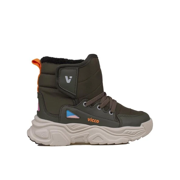 Vicco Haki Fit Unisex Çocuk İçi Yünlü Karbotu ürün görseli 1