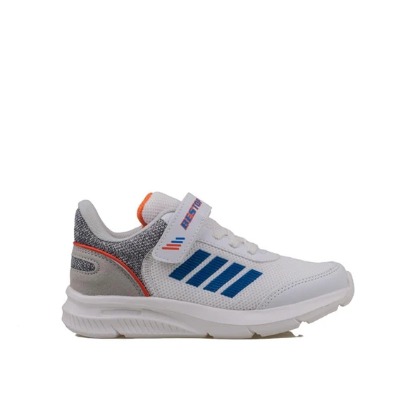 Trend Adımlar Beyaz Memory Foam Tabanlı Erkek Çocuk Sneaker ürün görseli 1
