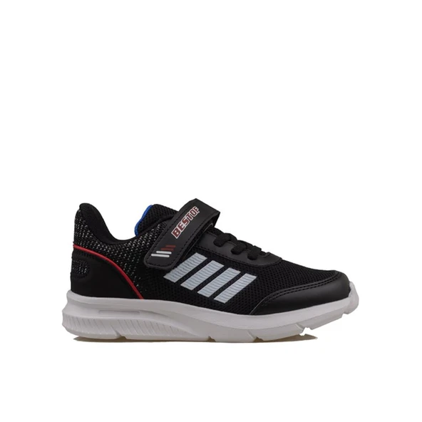 Trend Adımlar Siyah-Beyaz Memory Foam Tabanlı Erkek Çocuk Sneaker ürün görseli 1