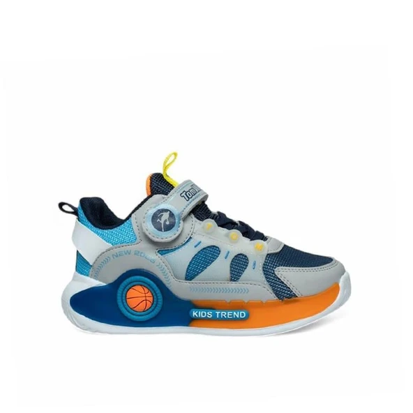 Trend Adımlar Gri Erkek Çocuk Ultra Hafif Yarım Boğaz Sneaker ürün görseli 1