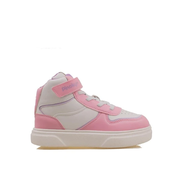 Pinokyo Pembe Memory Foam Hafif Çocuk Boğazlı Sneaker ürün görseli 1