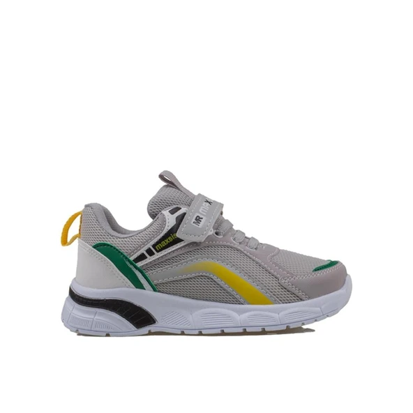 Trend Adımlar Sarı Cırt Cırtlı Unisex Çocuk Spor Ayakkabı ürün görseli 1