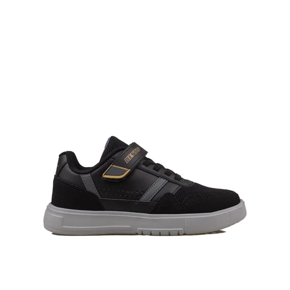 Trend Adımlar Siyah Comfort İçe Basma Destekli Unisex Çocuk Sneaker ürün görseli 1
