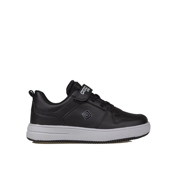 Pepino Siyah-Beyaz Ultra Hafif Düz Unisex Çocuk Sneaker ürün görseli 1
