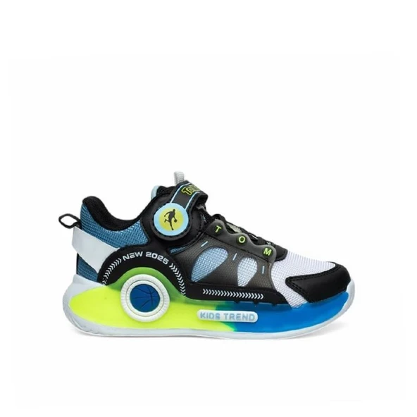 Trend Adımlar Beyaz Erkek Çocuk Ultra Hafif Yarım Boğaz Sneaker ürün görseli 1