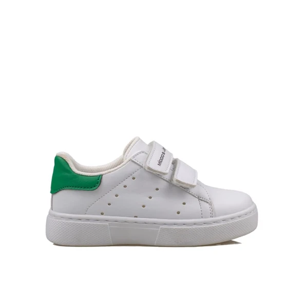 Trend Adımlar Yeşil Erkek Çocuk Mevsimlik Cırtlı Sneaker ürün görseli 1