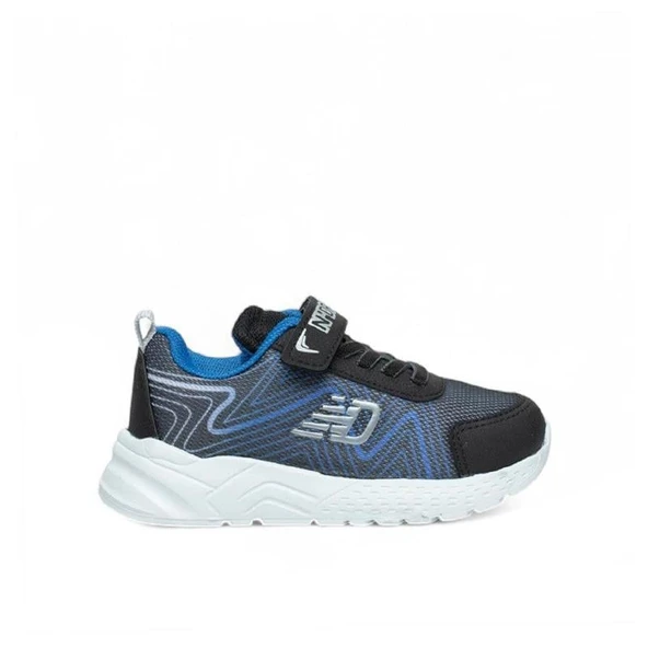 Trend Adımlar Mavi Cırt Cırtlı Hafif Patik Çocuk Sneaker ürün görseli 1