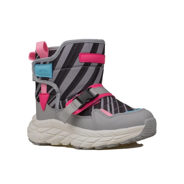 Vicco Gri Karoo Unisex Çocuk Yünlü Ultra Hafif Kar Botu ürün görseli 1