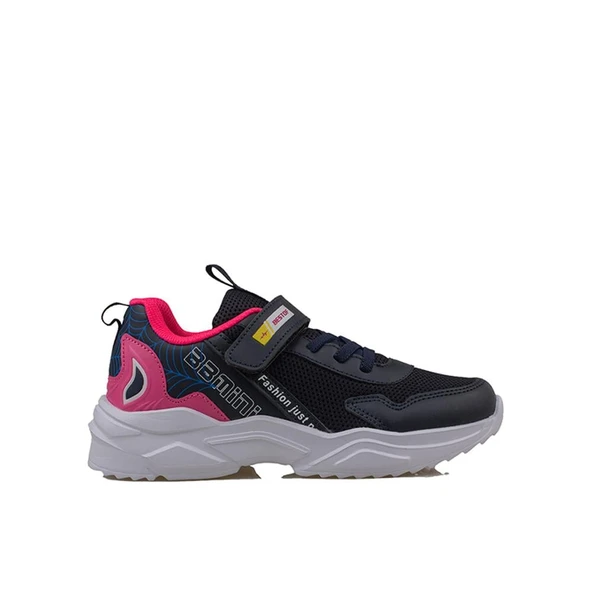 Trend Adımlar Pembe Kalın Hafif Comfortable Unisex Çocuk Sneaker ürün görseli 1