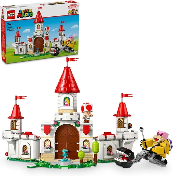 LEGO Super Mario Peach’in Kalesinde Roy ile Savaş 71435-7 Yaş ve Üzeri Çocuklar için Nintendo Karakteri İçeren Yaratıcı ürün görseli 1