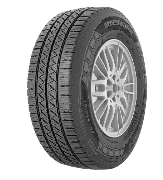 Petlas 195/75 R16 C TL 107/105R 8PR VANMASTER + A/S Kamyonet Dört Mevsim Lastiği (Üretim Tarihi:2025) ürün görseli 1