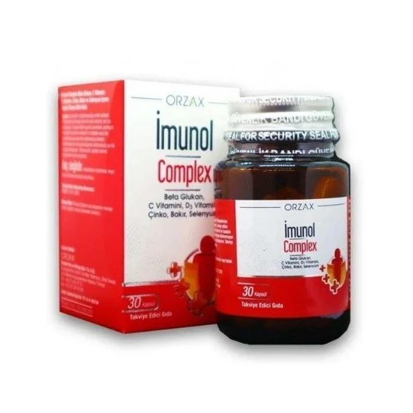 Orzax İmunol Complex 30 Kapsül - Resim 2